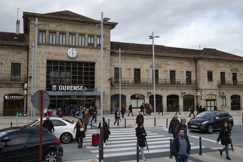 Estación de tren de Ourense, que será completamente reformada.