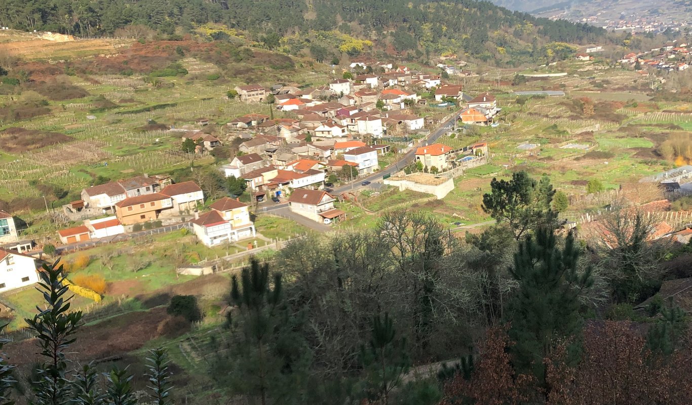 La localidad de Remoiño, en el municipio de Arnoia.