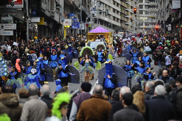 Desfile comparsas entroido Ourense
7-2-16