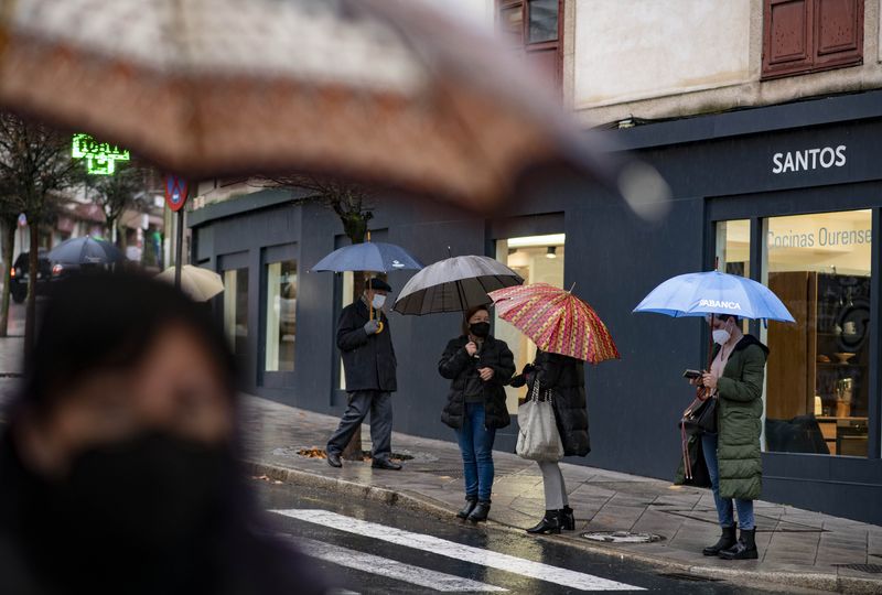 Ourense. 20/01/2021. Entrada del temporal de lluvia y viento en Ourense.
Foto: Xesús Fariñas
