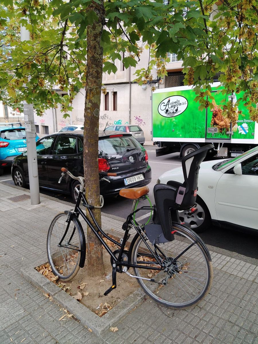 Bicicleta en Ourense.