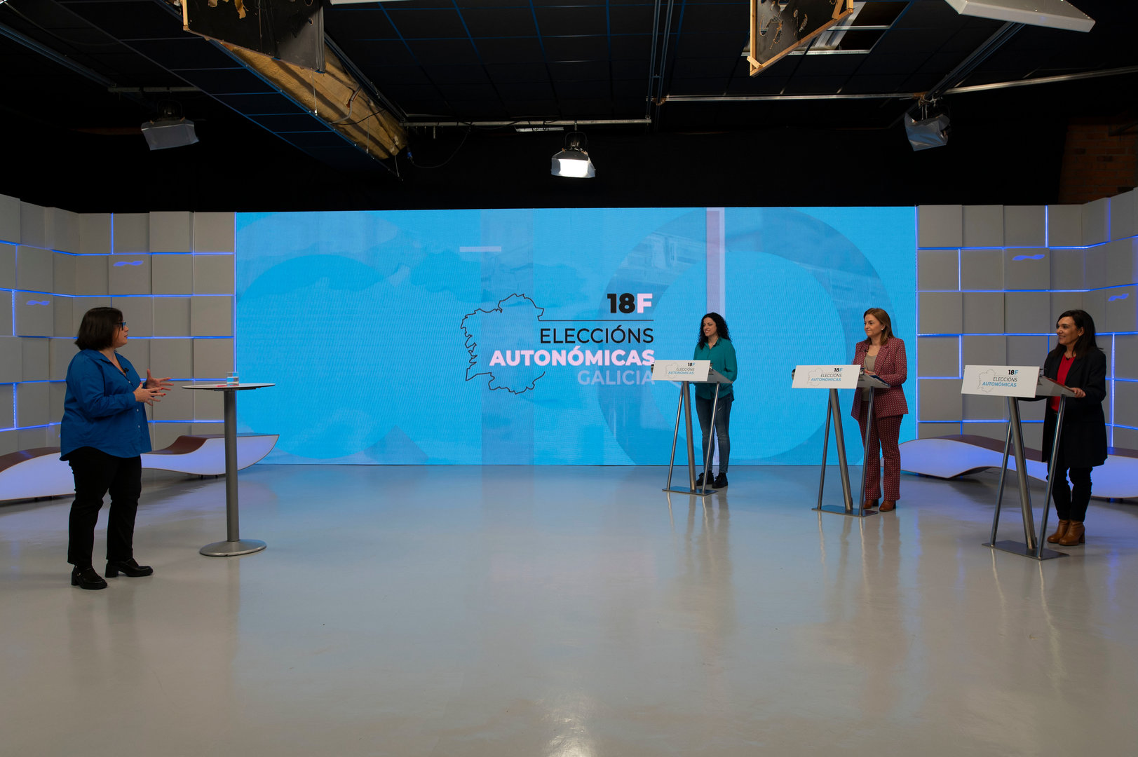 Debate elecciones autonómicas en Telemiño con Noa Presas,Elena Rivo y Carmen Rodríguez Dacosta

Fotos Martiño Pinal
